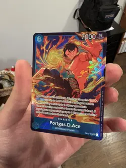 One Piece Card Game OP13-119 Portgas.D.Ace Store Treasure Cup Winner - Image 1