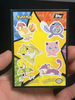 Pidgeotto Jigglypuff Poliwag 1999 Topps Pokemon Movie Sticker Puzzle Card - Image 1