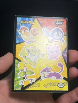 Pidgeotto Jigglypuff Poliwag 1999 Topps Pokemon Movie Sticker Puzzle Card - Image 2