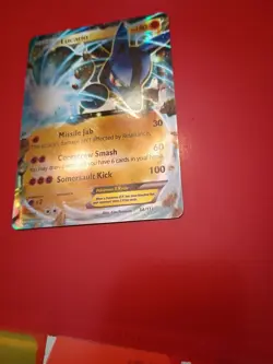 Pokemon Lucario EX Full Art 54/111 Holo Card 2014 Furious Fists Lot Of 2 - Image 1