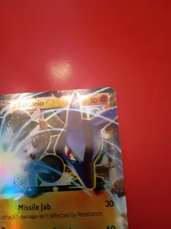 Pokemon Lucario EX Full Art 54/111 Holo Card 2014 Furious Fists Lot Of 2 - Image 4
