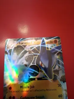 Pokemon Lucario EX Full Art 54/111 Holo Card 2014 Furious Fists Lot Of 2 - Image 5