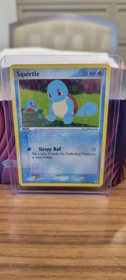 Squirtle 82/112 EX FireRed & LeafGreen Reverse Holo Pokemon Card 2004 LP - Image 1