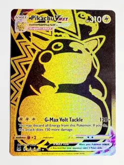 Pokemon Pikachu TCG Lost Origin VMAX Gold Holo Card TG29/TG30 2022 Secret Rare - Image 1