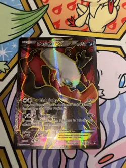 Pokemon Darkrai EX Holo Full Art Ultra Rare Card 118/122 NM - Image 1