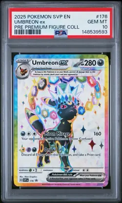 PSA 10 GEM MINT Umbreon ex SVP176 Sv: Scarlet & Violet Promo Cards Holo - Image 1