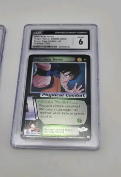 CGC Dragon Ball Z Score Cards Lot Foil Goku + Time Warrior 6–6.5 - Image 5