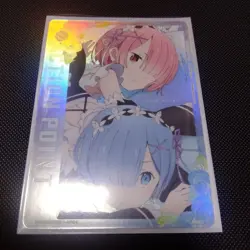 Union Arena Re:Zero Rem & Ram AP Rare Card Limited - Image 1