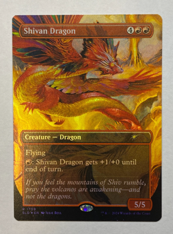 MTG - Secret Lair - Featuring: Julie Bell - Shivan Dragon - FOIL - NM - Image 1