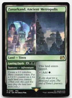 Zanarkand, Ancient Metropolis 293 Rare FINAL FANTASY Magic: The Gathering NM - Image 1