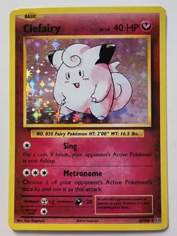 Pokemon TCG XY Evolutions Clefairy 63/108 Holo Rare LP/NM! - Image 1