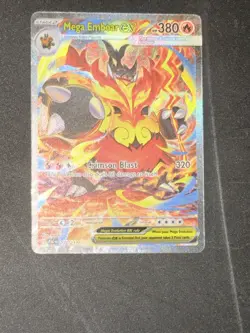 Mega Emboar Ex 273/217 SIR Secret Rare Pokemon Ascended Heroes 🔥 Super Big Hit - Image 5