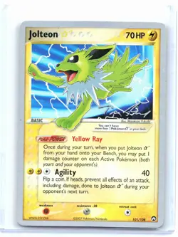2007 Pokemon—Jolteon ☆ #101/108 World Championship Decks—Rare Nonholo [MP] - Image 1