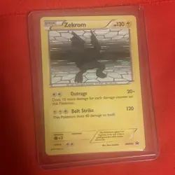 POTENTIAL PSA 8+! Zekrom Holo 2011 Pokemon Black & White Black Star Promo BW005 - Image 1