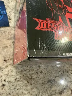 Pokemon Destined Rivals Elite Trainer Box ETB Factory Sealed DAMAGED - Image 3