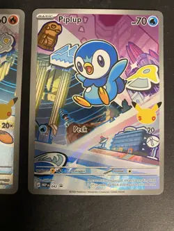 Pokemon 1st Partner Illustration Collections Turtwig #40 Chimchar #41 Piplup #42 - Image 4