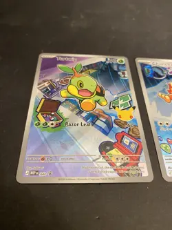 Pokemon 1st Partner Illustration Collections Turtwig #40 Chimchar #41 Piplup #42 - Image 5