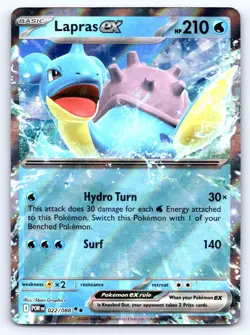 Lapras ex 022/088 Double Rare Perfect Order Pokemon Near Mint - Image 1