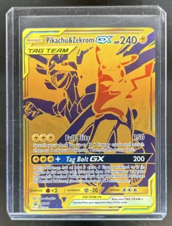 2016-19 Pokemon SM Black Star Promos Pikachu & Zekrom Tag Team #SM248 - Image 1