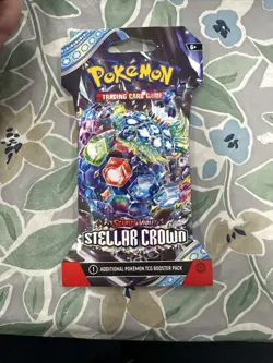 Pokemon TCG S&V: Stellar Crown sleeved booster pack. Sealed New x1 - Image 1