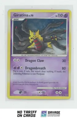 2009 Pokemon Platinum Giratina #28/127 Basic/Rare - Image 1
