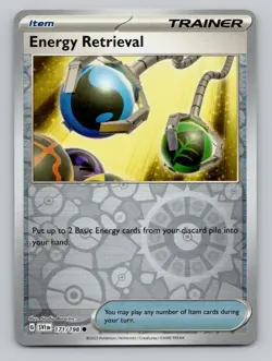 Reverse Holo Energy Retrieval 171/198 Common Scarlet & Violet Pokemon - Image 1