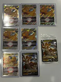 Pokemon Dragonite VSTAR & Dragonite V Pokemon GO Promo Holo lot of 8 English - Image 1