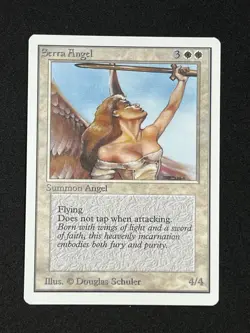 MTG SERRA ANGEL Unlimited Edition Regular MT+ Uncommon Magic The Gathering - Image 1