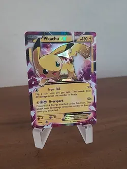 Pokemon TCG Pikachu EX XY84 Black Star Promo Holo - Image 3