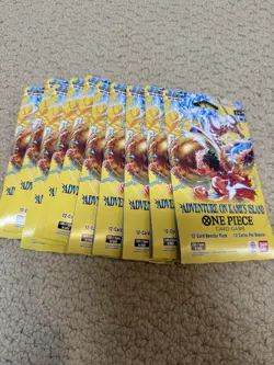 10 Packs English One Piece OP15 Adventure On Kami’s island New Sealed Booster - Image 1