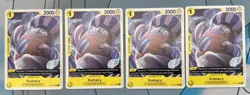 Kumacy Playset - OP14-102 x4 - The Azure Sea's Seven - One Piece TCG - English - Image 1