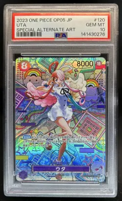 2023 One Piece Japanese Uta Special Alternate Art #OP02-120 PSA 10 GEM MT - Image 1