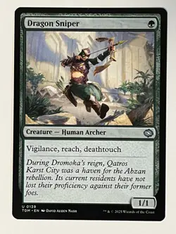 Dragon Sniper Tarkir: Dragonstorm Non-Foil Regular MTG - Image 1