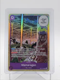 MAMARAGAN 2026 ONE PIECE ADVENTURE ON KAMI'S ISLAND SUPER RARE FOIL Q7029 - Image 1