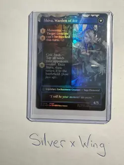 Jill, Shiva's Dominant Borderless Foil x1, MTG, Final Fantasy, FIN, NM - Image 2