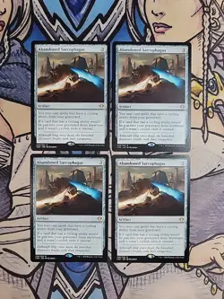 4x Abandoned Sarcophagus - NM/M Commander 2020 C20 MTG Magic - Image 1