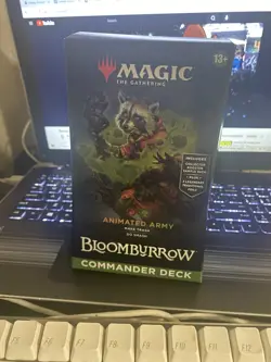 Animated Army Bloomburrow Commander Deck Magic The Gathering Mtg Precon - Image 1