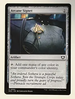Arcane Signet Commander: Edge of Eternities Non-Foil Regular MTG - Image 1