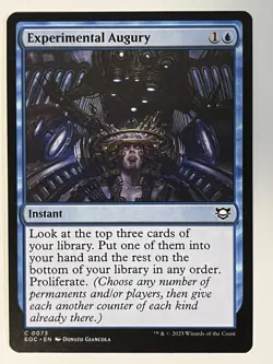 Experimental Augury Commander: Edge of Eternities Non-Foil Regular MTG - Image 1