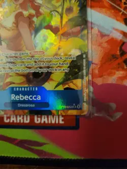 Rebecca OP15-053 SR Alt Art Parallel English One Piece TCG Adventure Kami Island - Image 3
