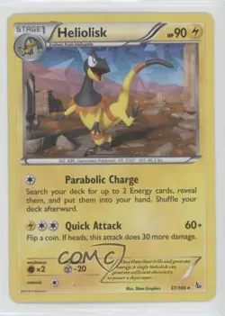 Heliolisk Pokemon XY Flashfire #37 - Image 1