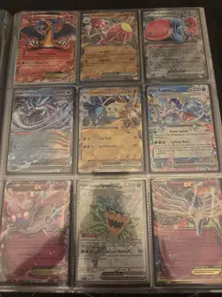 pokemon cards/ 81 cards/ holo/ full art/ sir full binder - Image 3