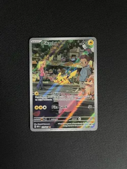 Pokemon Pikachu TCG Holo Card 173/165 Scarlet & Violet 151 Series - Image 1