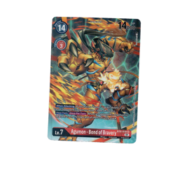 Digimon CCG Agumon - Bond of Bravery BT6-018 SR Alternate Art Foil Card NM - Image 1