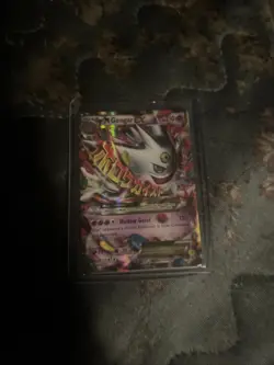 Pokemon TCG M Gengar EX Black Star Promo Shiny Holo Card Great Condition - Image 1