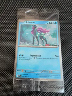 Suicune 026/094 EB Games Stamped Promo Holo Phantasmal Pokemon Card - SEALED - Image 1