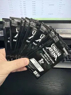 Union Arena Participation Card Set 2025 Vol 4 Sealed Pack 3 Cards English 8x - Image 1