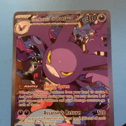 Pokemon TCG Team Rockets Crobat EX Card 234/182 Destined Rivals - Image 3