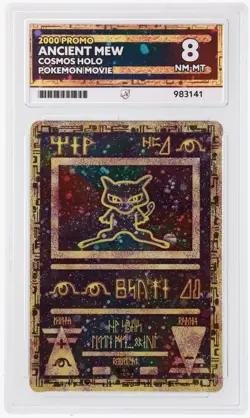 Pokemon: The Movie 2000 Holo Promo Card Ancient Mew Ace 8 Vintage Pokemon Card - Image 2
