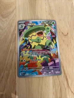 Ludicolo 95/94 Phantasmal Flames Illustration Rare Holo Pokemon TCG Card NM - Image 2